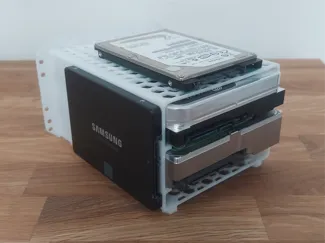HDD Cage for up to 2x3.5" + 4x2.5" disks