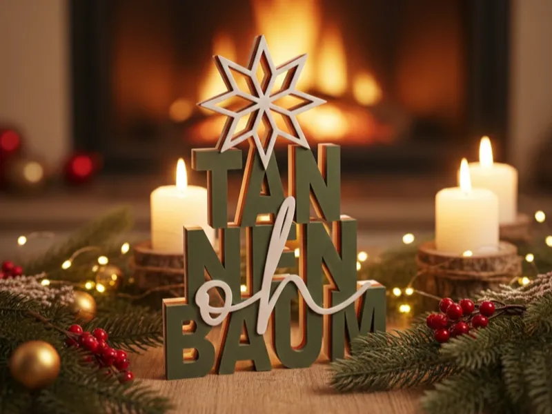 Oh Tannenbaum! Weihnachtsdekoration zu Weihnachten