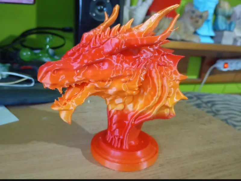 Bust of the Fire Dragon
