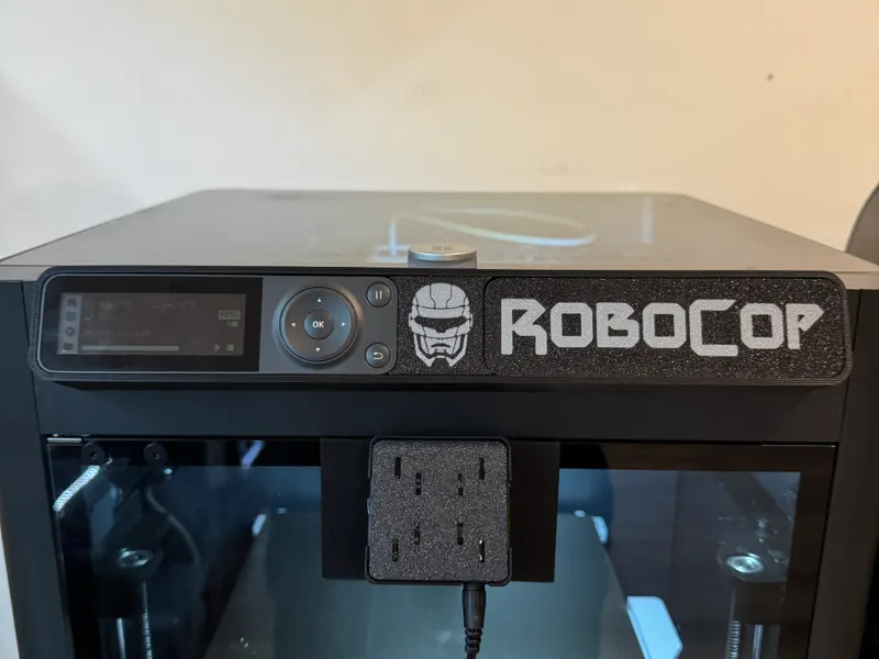 RoboCop Bu Name Plate