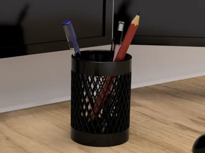 Modern pencil cup 