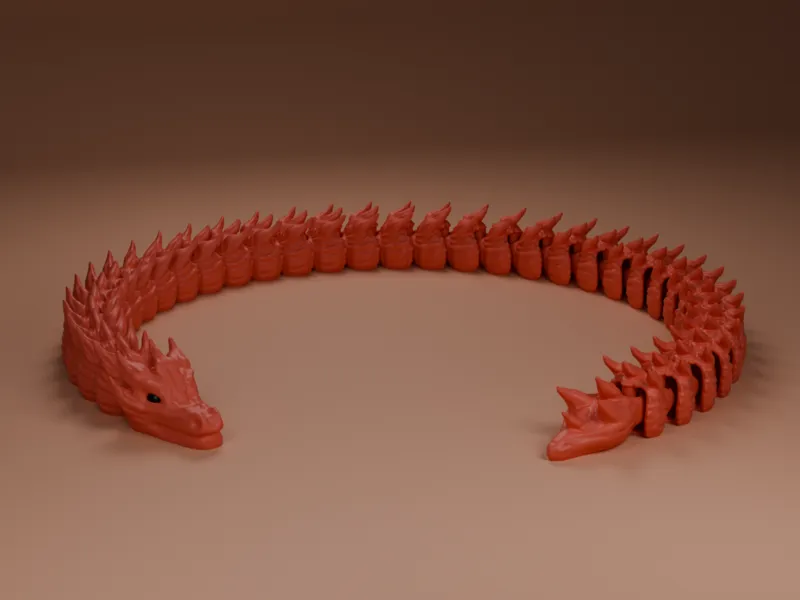 Articulated Fire Dragon
