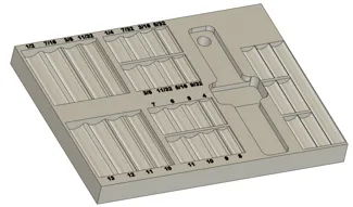 1/4" Drive Socket Organizer
