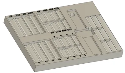 1/4" Drive Socket Organizer