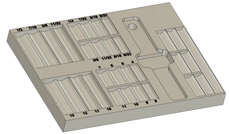 1/4" Drive Socket Organizer