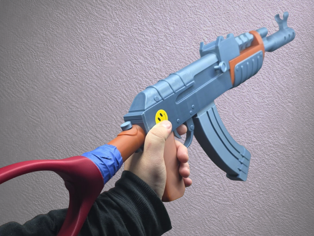 Rust Assault Rifle AK 47 Lifesize Prop