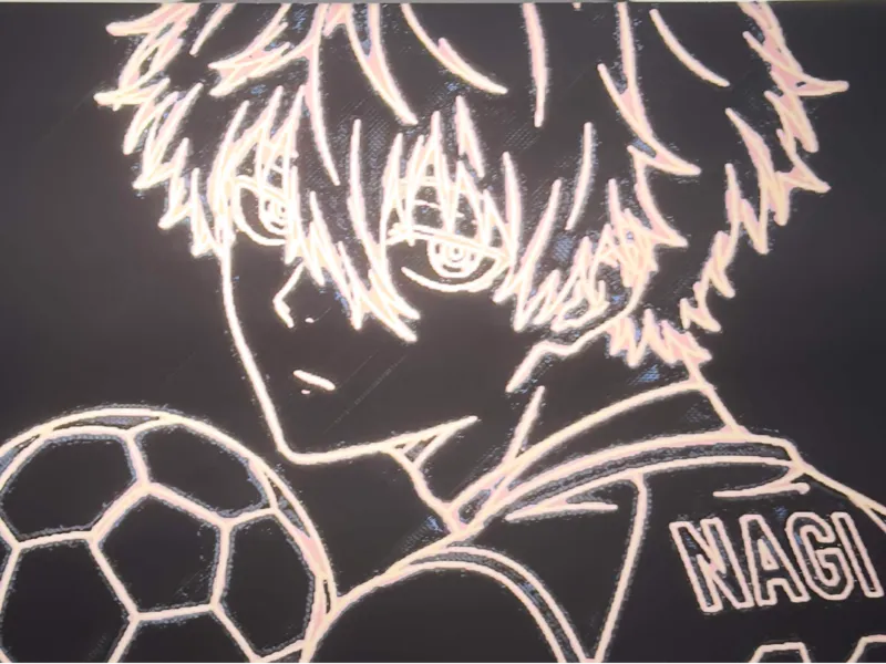 Blue Lock - Nagi Backlit Lineart
