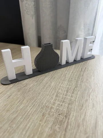 Jarrón decorativo: HOME Sign with Vase – Japandi Style Decor — vista de referencia 3