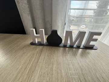 Jarrón decorativo: HOME Sign with Vase – Japandi Style Decor — vista de referencia 4