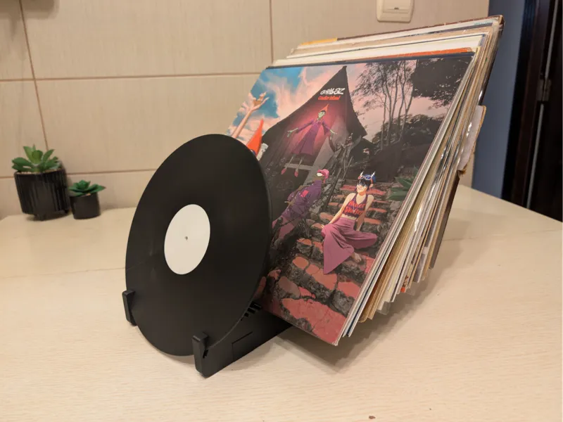 Vinyl Records stand
