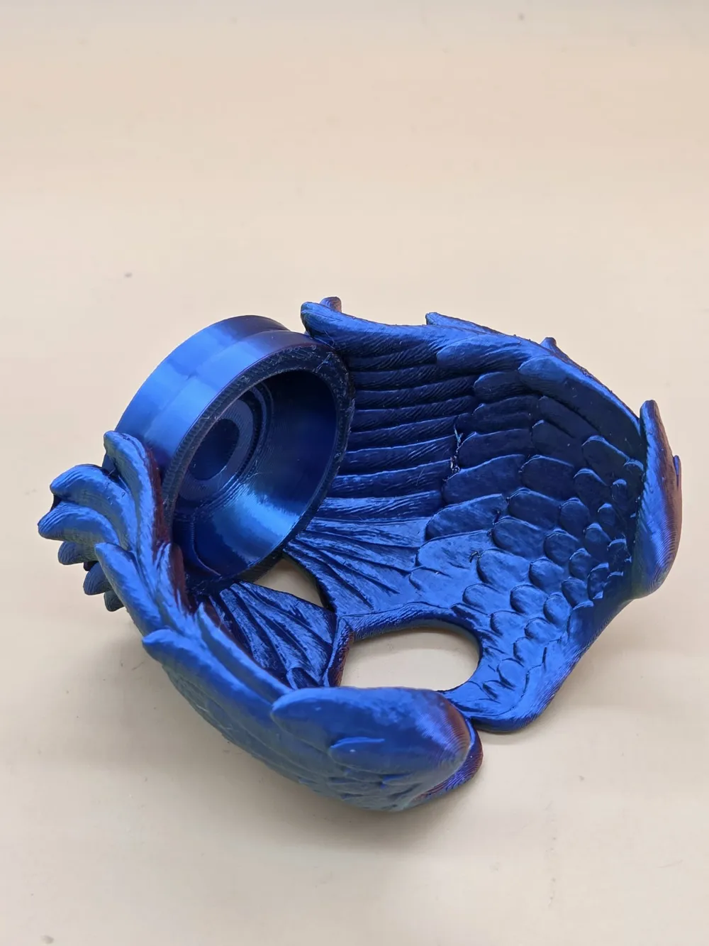 Angel Wings Sphere Holder with Heart - Free 3D Print Model - MakerWorld