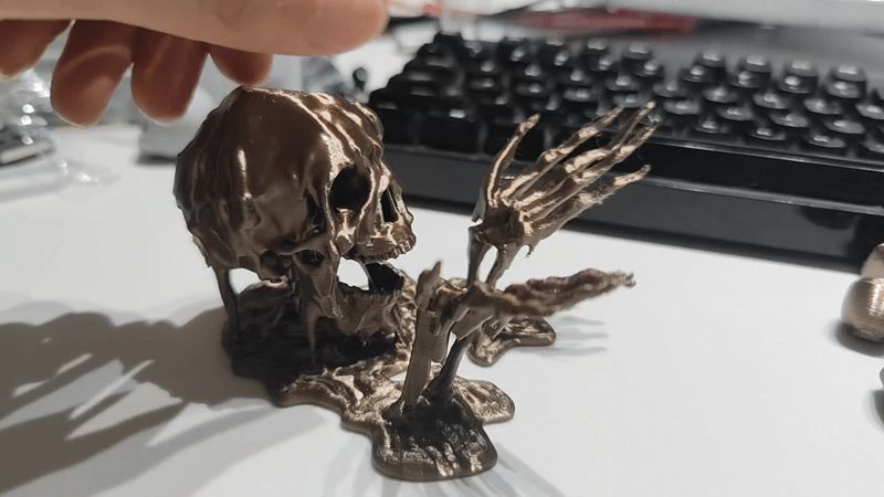Halloween   Melted skull
