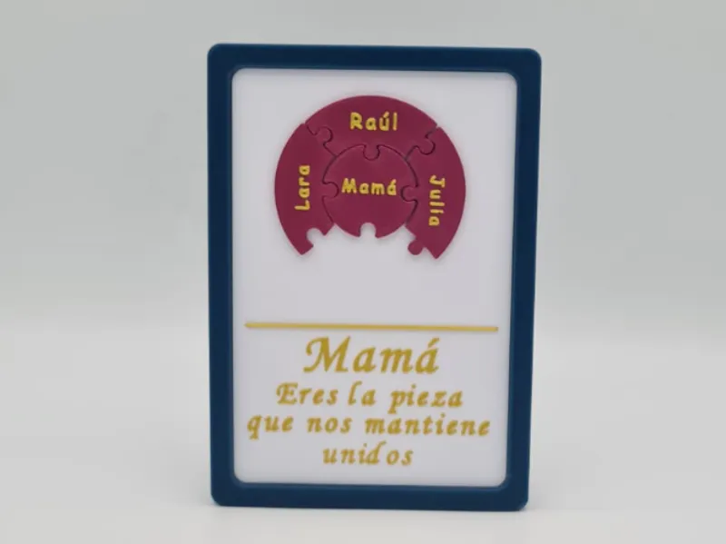 Marco personalizable Día de la Madre – Puzzle