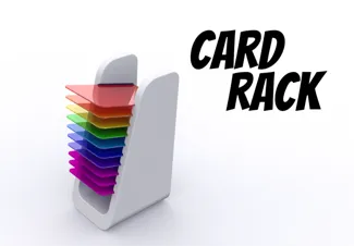 Modern Card Rack