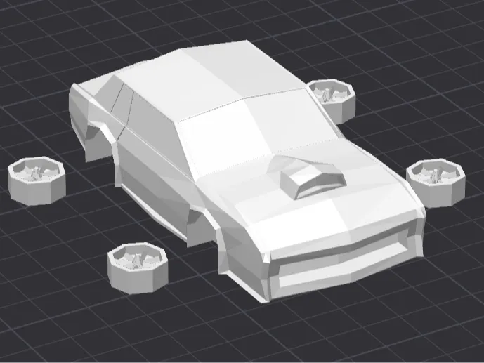 Low Poly Sports Car