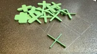 1 mm tile spacers — 256 mm bed (100/plate)