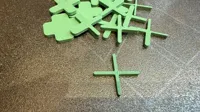 1.5 mm tile spacers — 256 mm bed (100/plate)
