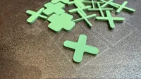 5 mm tile spacers — 256 mm bed (100/plate)