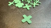 6 mm tile spacers — 256 mm bed (100/plate)