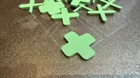 8 mm tile spacers — 256 mm bed (100/plate)