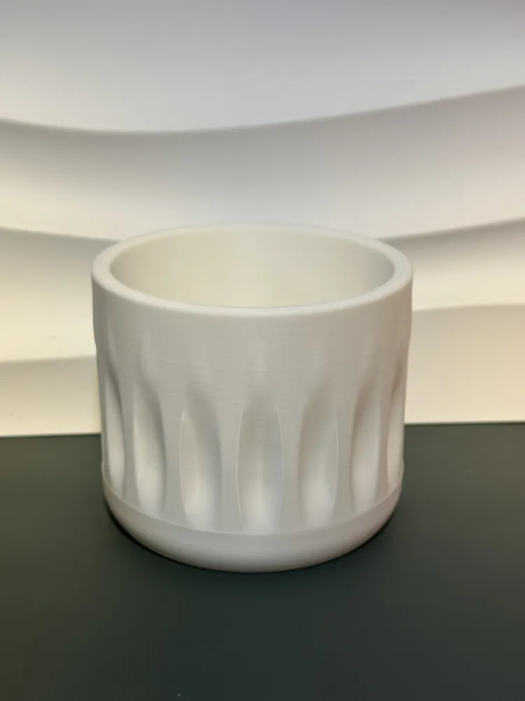 Modern Two Part Planter With Drip Tray - Free 3D Print Model - MakerWorld
