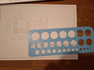 Kreisschablone/Circle template
