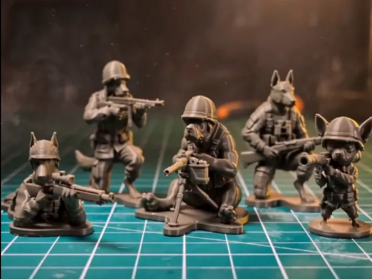 The War Dogs Collection Miniature Army Dogs