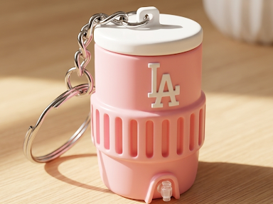 Mini Water Jug Cooler Keychain Looks like coozie