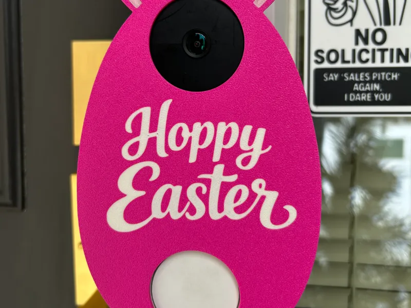 Happy Easter Google Nest Doorbell Cover