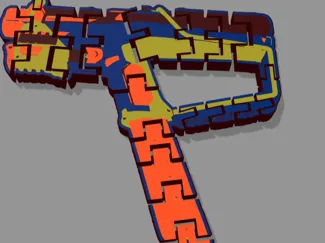 flexy nerf rival mirage fidget toy thing
