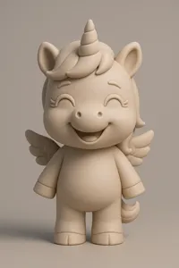 Figurine licorne joyeuse — photo 3