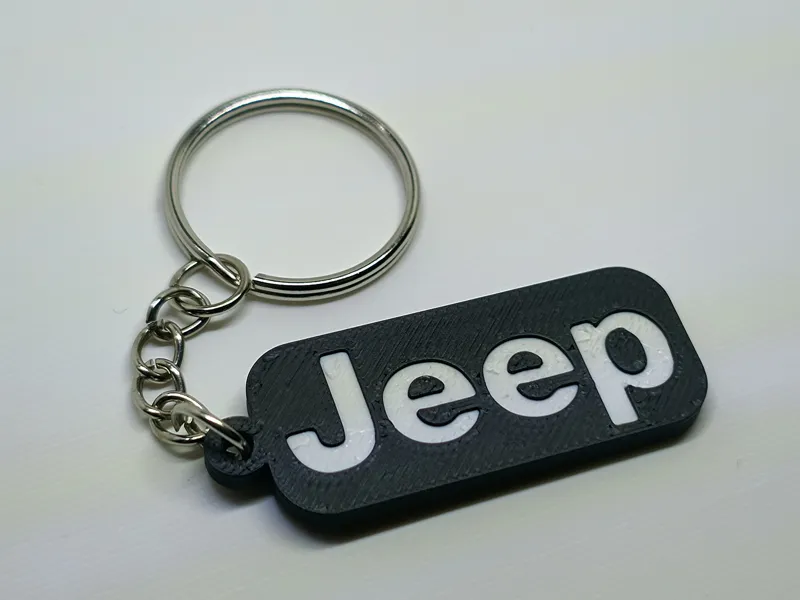 Jeep Logo Keychain