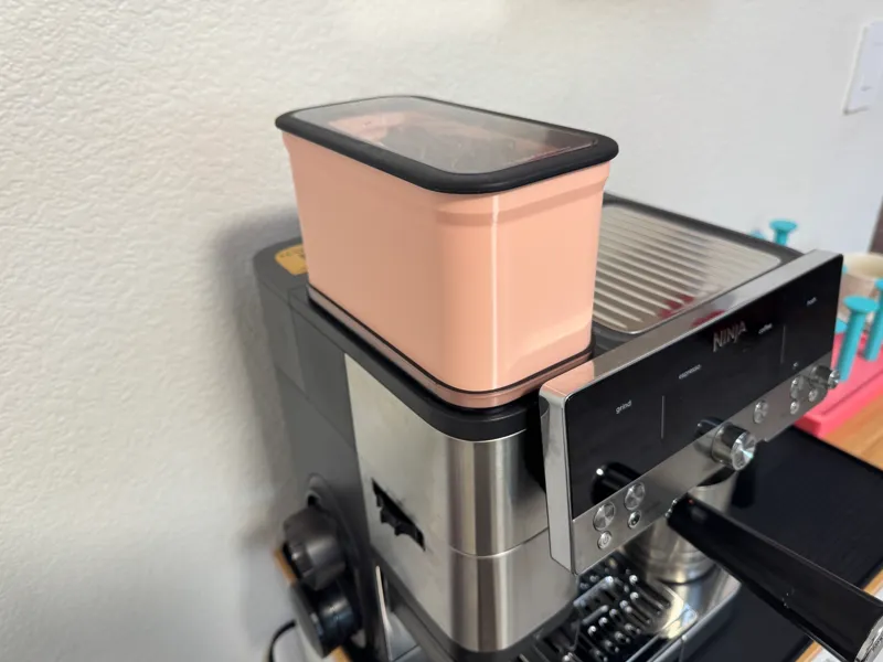 Ninja Luxe Café Machine bin extender