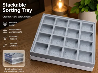 Stackable Sorting Tray