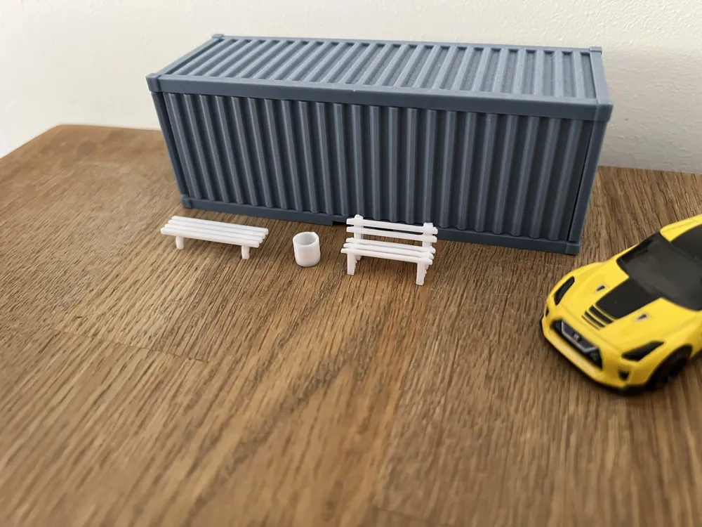 Park benches for 1/64 scale car diorama garage - Free 3D Print Model ...
