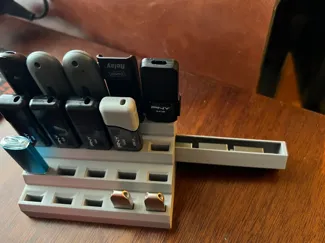 USB Drive Holder with Hidden USB-C Drawer