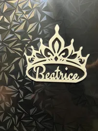 Couronne personnalisable avec prénom — photo 3