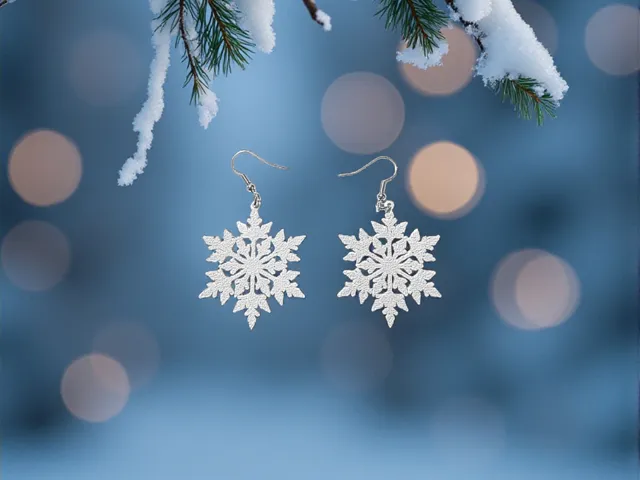 Another snowflake earrings