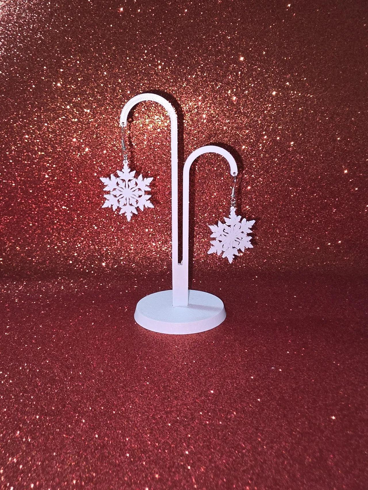 Another snowflake earrings view 3