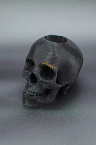 Skull pencil/pen holder