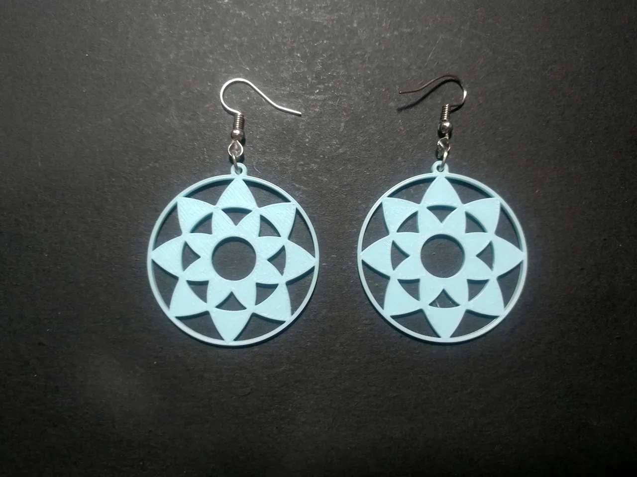 Echo Lotus Earrings view 2