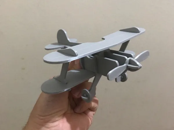 Puzzle 3D avion à assembler