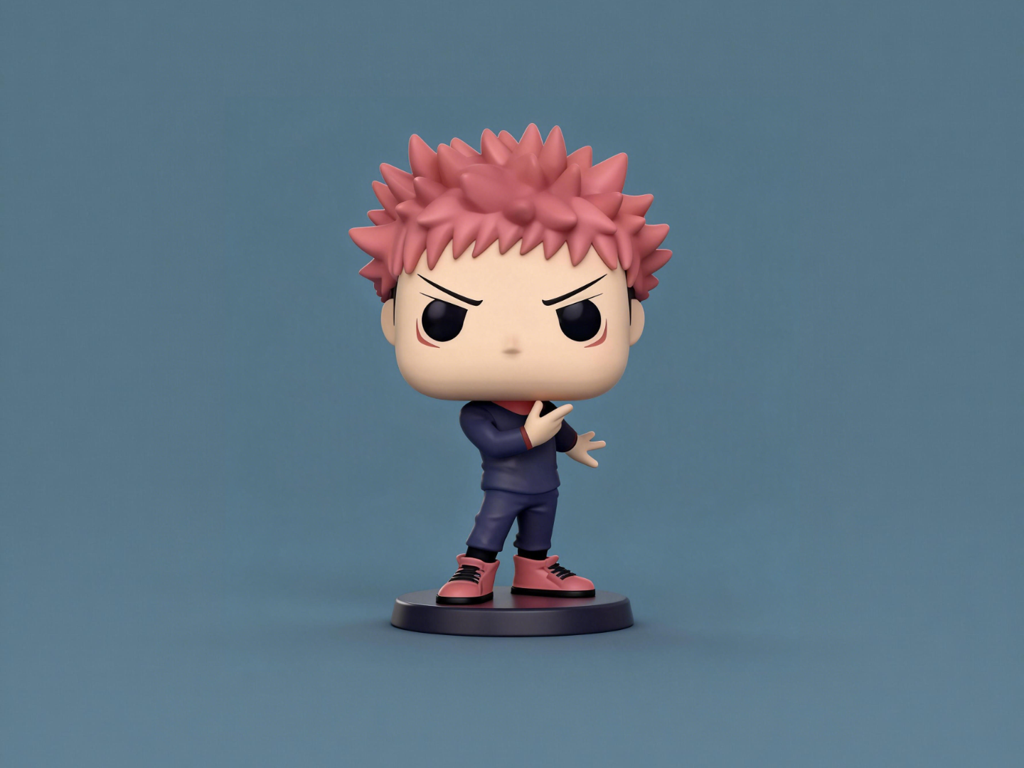 虎杖悠仁-咒术回战动漫周边手办-Funko丰高POP涂色玩具