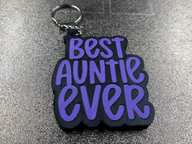 Best Auntie Keychain