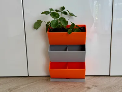Vertically Stacked Vases