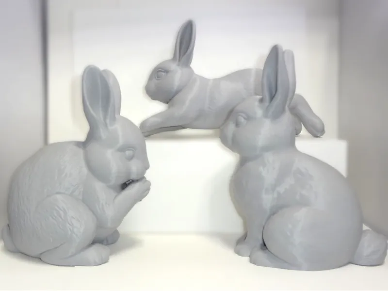 Set of 3 Large Realistic Garden Bunny Decorations!