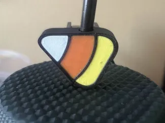 Candy Corn Straw Topper