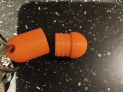 Alpine partyplug earbuds keychain holder