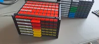 Schubladensystem 10x6 Boxen 6 Schienen