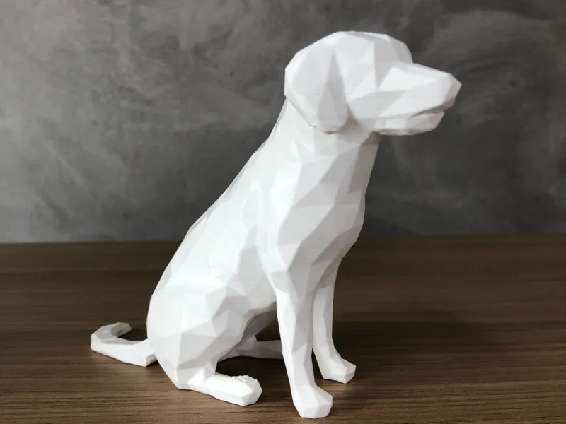 Labrador Retriever Low Poly
